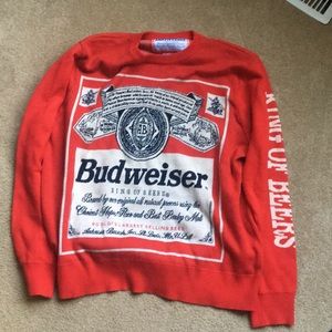 Throwback Budweiser sweater